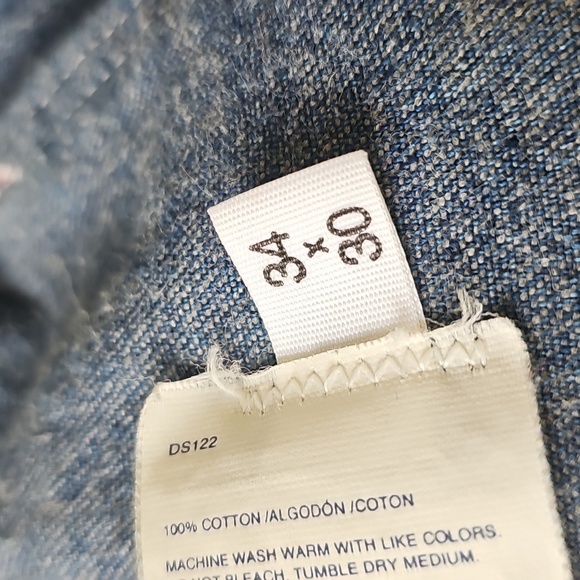 Dickies Blue Blue Denim Overalls. Size 34 X 30. 100% COTTON. - Picture 6 of 8